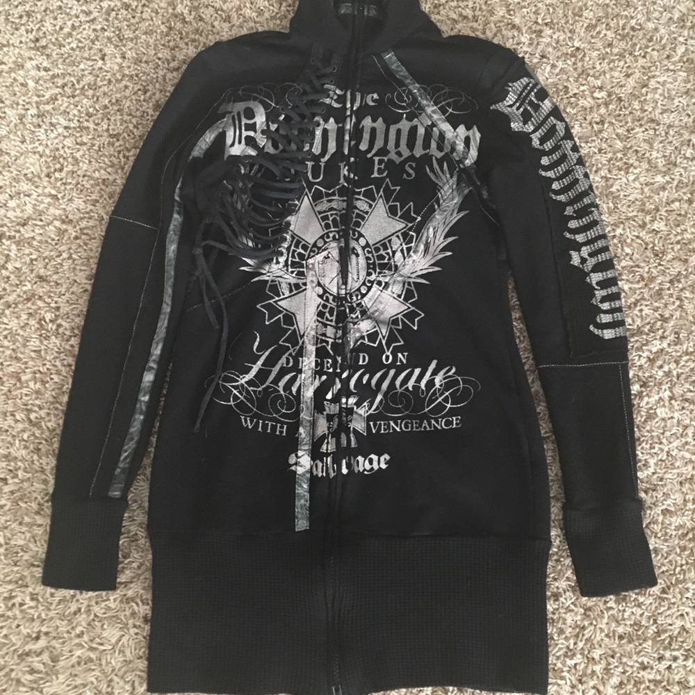 Salvage Full zip sweatshirt, size XS